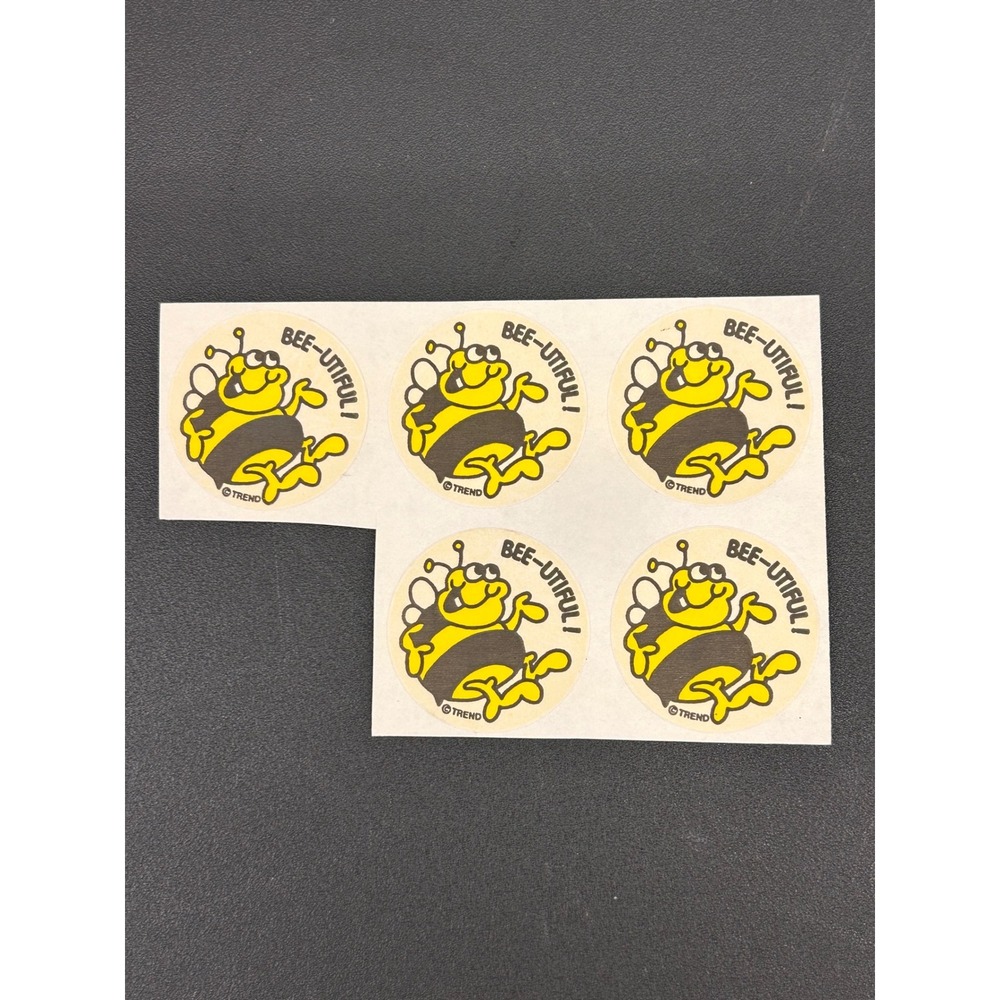 Vintage Trend Enterprises Bee-utiful Scratch Sniff Stickers 5 Count Bumblebee